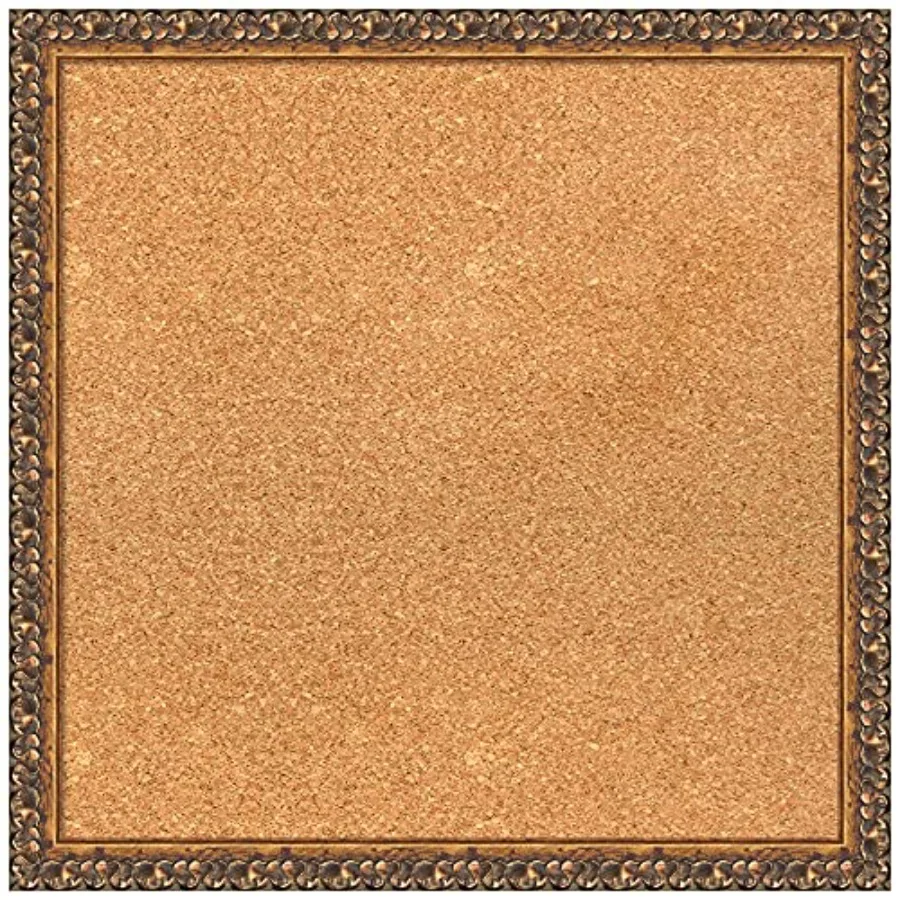 Natural Cork Board for Wall 20x20 Vision Board with Bronze Frame Small Corkboard Office Decor for Home Organization Traditional
Natural Cork Board for Wall 20x20 Vision Board with Bronze Frame Small Corkboard Office Decor for Home Organization Traditional