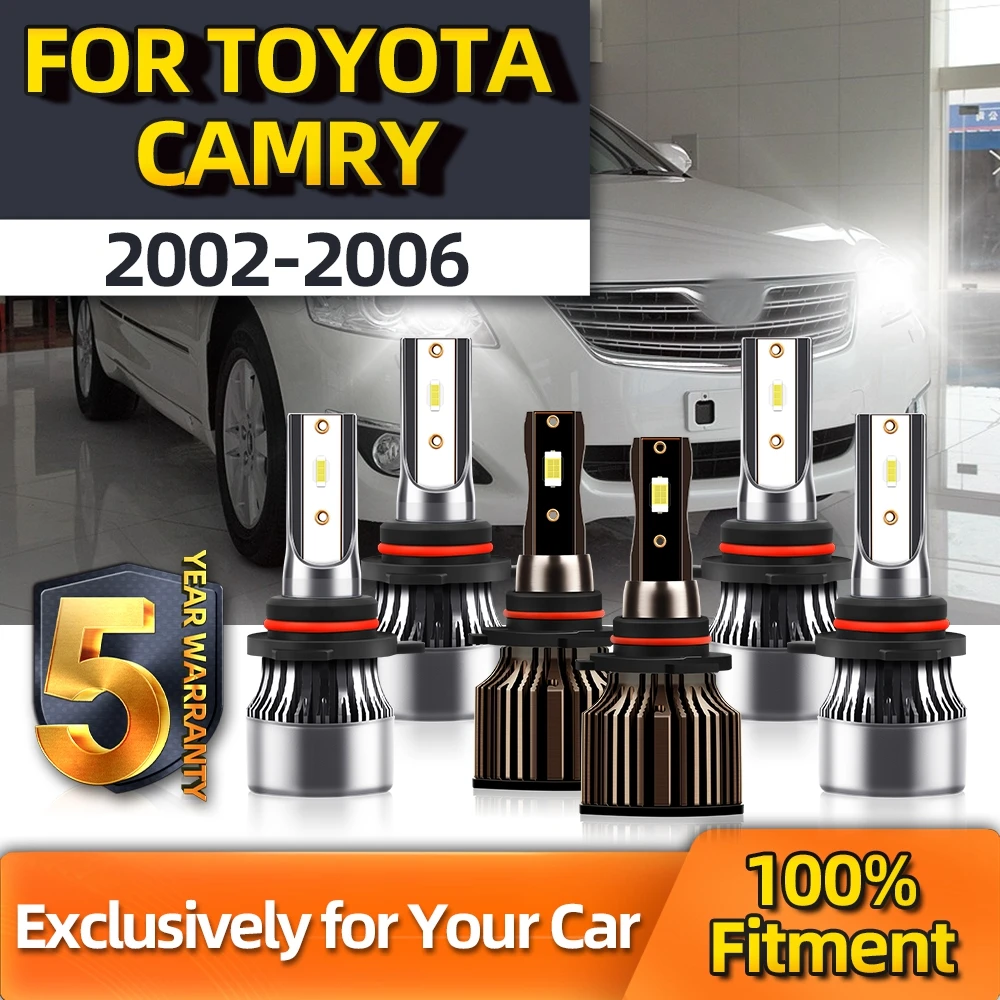 TEENRAM Combo Low Beam High Beam 9006 9005 Fog Light 9006 Exterior Car Headlight Bulbs LED Kit For Toyota Camry 2002 2003-2006
TEENRAM Combo Low Beam High Beam 9006 9005 Fog Light 9006 Exterior Car Headlight Bulbs LED Kit For Toyota Camry 2002 2003-2006