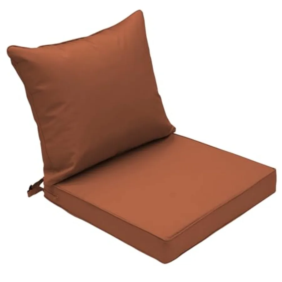 Outdoor Deep Seat Cushion Patio Seat and Back Cushion Set Seasonal Chair Cushion with Removable Cover and Adjustable Buckle for
Outdoor Deep Seat Cushion Patio Seat and Back Cushion Set Seasonal Chair Cushion with Removable Cover and Adjustable Buckle for