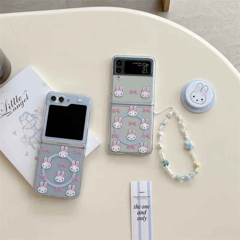 Rabbit Bowknot Phone Case for Samsung Galaxy Z Flip 7 6 5 4 Protective Back Cover for ZFlip5 ZFlip6 ZFlip7 Case Shell
Rabbit Bowknot Phone Case for Samsung Galaxy Z Flip 7 6 5 4 Protective Back Cover for ZFlip5 ZFlip6 ZFlip7 Case Shell