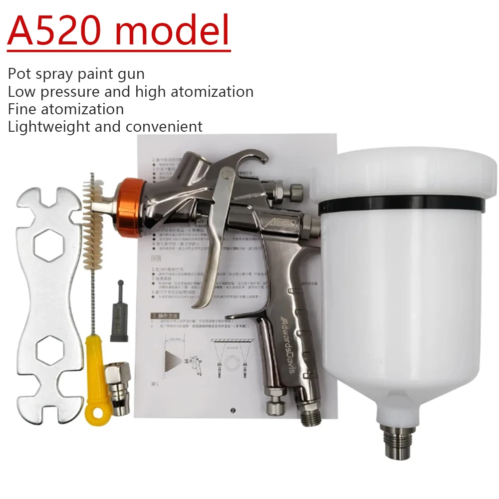 Pulverizador Airless de Alta Qualidade, W400 Spray Gun, Atomização, Pintura, Ferramenta de Pintura do Carro, Aerógrafo, 1.3mm, H
Pulverizador Airless de Alta Qualidade, W400 Spray Gun, Atomização, Pintura, Ferramenta de Pintura do Carro, Aerógrafo, 1.3mm, H