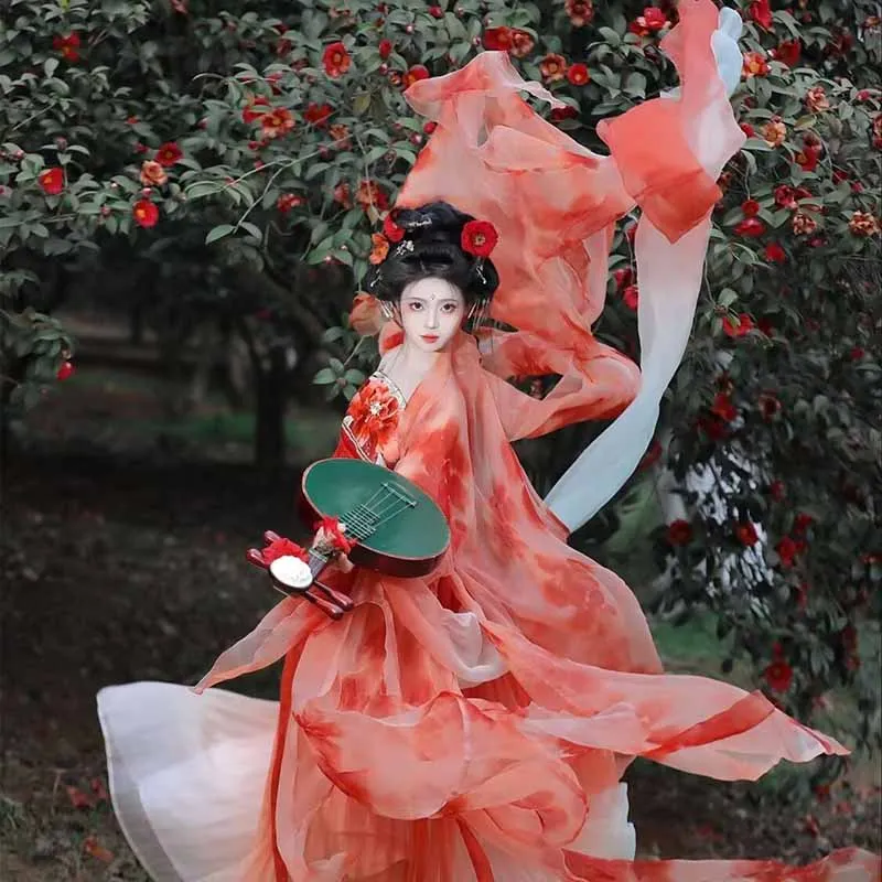 Chinese Hanfu Dress Women Cosplay Costume Tang Dynasty Ancient Gradient Red Hanfu Summer Hanfu Dress Carnival Cosplay Costume
Chinese Hanfu Dress Women Cosplay Costume Tang Dynasty Ancient Gradient Red Hanfu Summer Hanfu Dress Carnival Cosplay Costume