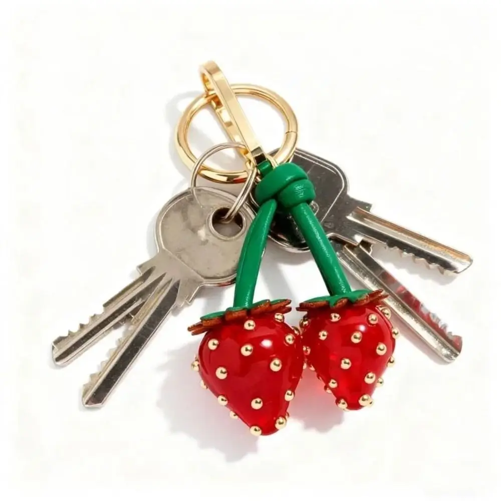 Bag Accessories Elegant Fruit Keychain DIY Cherry Metal Enamel Pendant Alloy Handmade Bag Pendant Gift
Bag Accessories Elegant Fruit Keychain DIY Cherry Metal Enamel Pendant Alloy Handmade Bag Pendant Gift