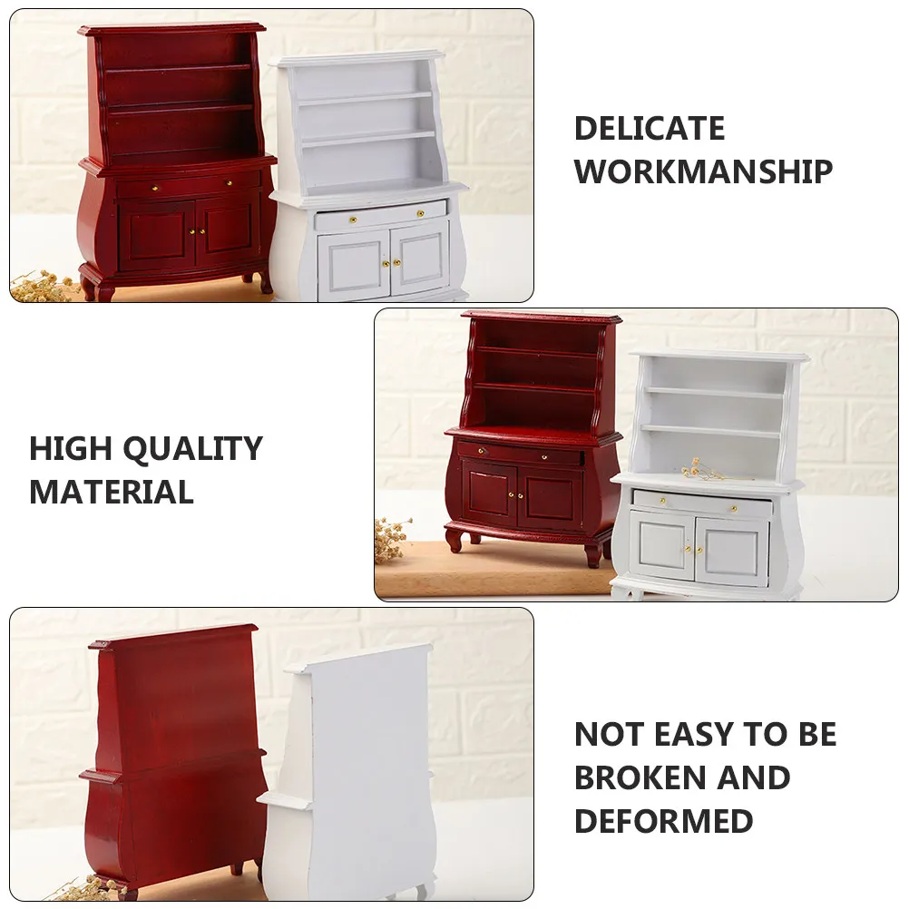 Mini House Furniture Cabinet Delicate Wooden Wardrobe Home Display Simulation Accessory Realistic Craft Decoration
Mini House Furniture Cabinet Delicate Wooden Wardrobe Home Display Simulation Accessory Realistic Craft Decoration