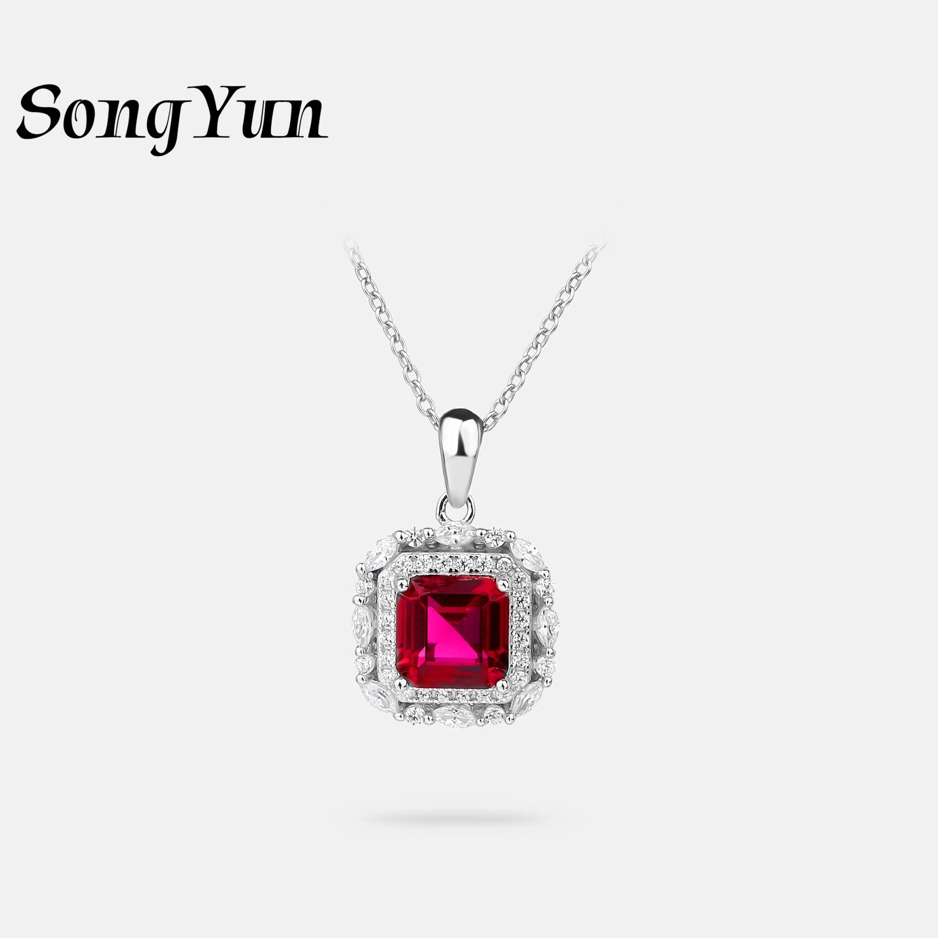 SongYun Jewelry 925 Sterling Silver Pendant Necklace Women HCD Ruby Gemstones Designer 925 Sterling Silver Pendants Accessories
SongYun Jewelry 925 Sterling Silver Pendant Necklace Women HCD Ruby Gemstones Designer 925 Sterling Silver Pendants Accessories