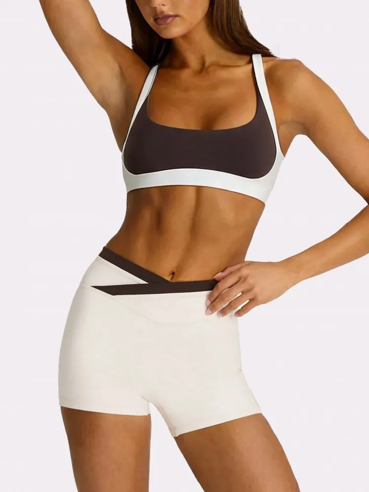 2 Pieces Yoga Gym Set Women Seamless Strappy Yoga Bra High Waist Workout Scrunch Shorts Sports Set Fitness Clothes Sportswear
2 Pieces Yoga Gym Set Women Seamless Strappy Yoga Bra High Waist Workout Scrunch Shorts Sports Set Fitness Clothes Sportswear
