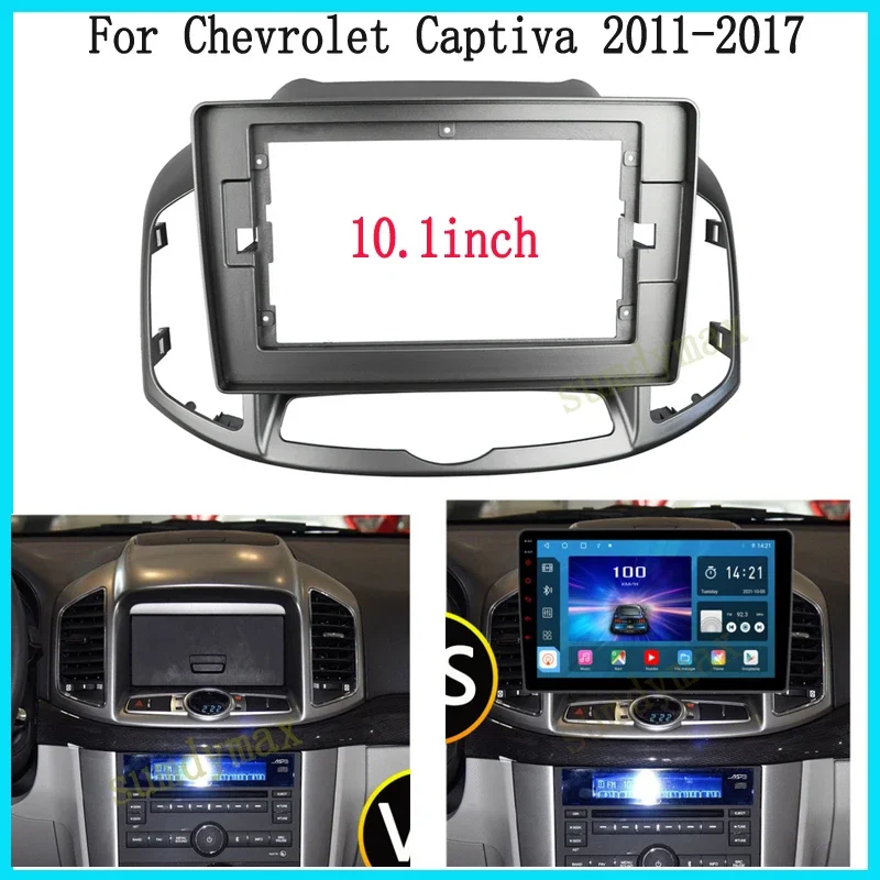 10,1-дюймовый 2din автомобильный радиоприемник, пластиковая рамка для Chevrolet Captiva 2012-2016, Android, комплект панели для установки аудио приборной панели с большим экраном
10,1-дюймовый 2din автомобильный радиоприемник, пластиковая рамка для Chevrolet Captiva 2012-2016, Android, комплект панели для установки аудио приборной панели с большим экраном