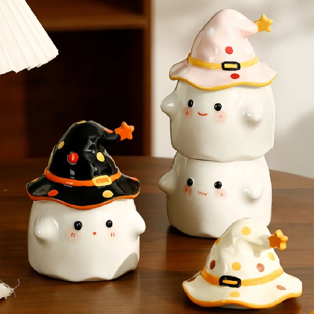 Cartoon Ghost Ceramic Mug with Lid Halloween Gift Coffee Cup Gift Ceramic Mug Milk Mug Household Kitchen Supplies Water Cup
Cartoon Ghost Ceramic Mug with Lid Halloween Gift Coffee Cup Gift Ceramic Mug Milk Mug Household Kitchen Supplies Water Cup