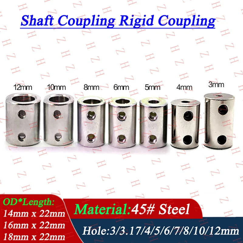 U+ 45# Steel Shaft Coupling Rigid Coupling Coupler Motor Joint Connector For DIY(Minimum order 10 pieces)
U+ 45# Steel Shaft Coupling Rigid Coupling Coupler Motor Joint Connector For DIY(Minimum order 10 pieces)