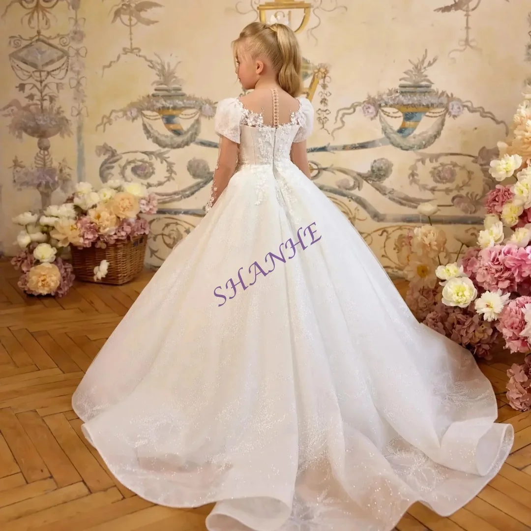 Lavender Flower Girl Dresses for Wedding Floral Appliques Bead Floor Length Girl Kids Birthday Party First Holy Communion Gowns
Lavender Flower Girl Dresses for Wedding Floral Appliques Bead Floor Length Girl Kids Birthday Party First Holy Communion Gowns