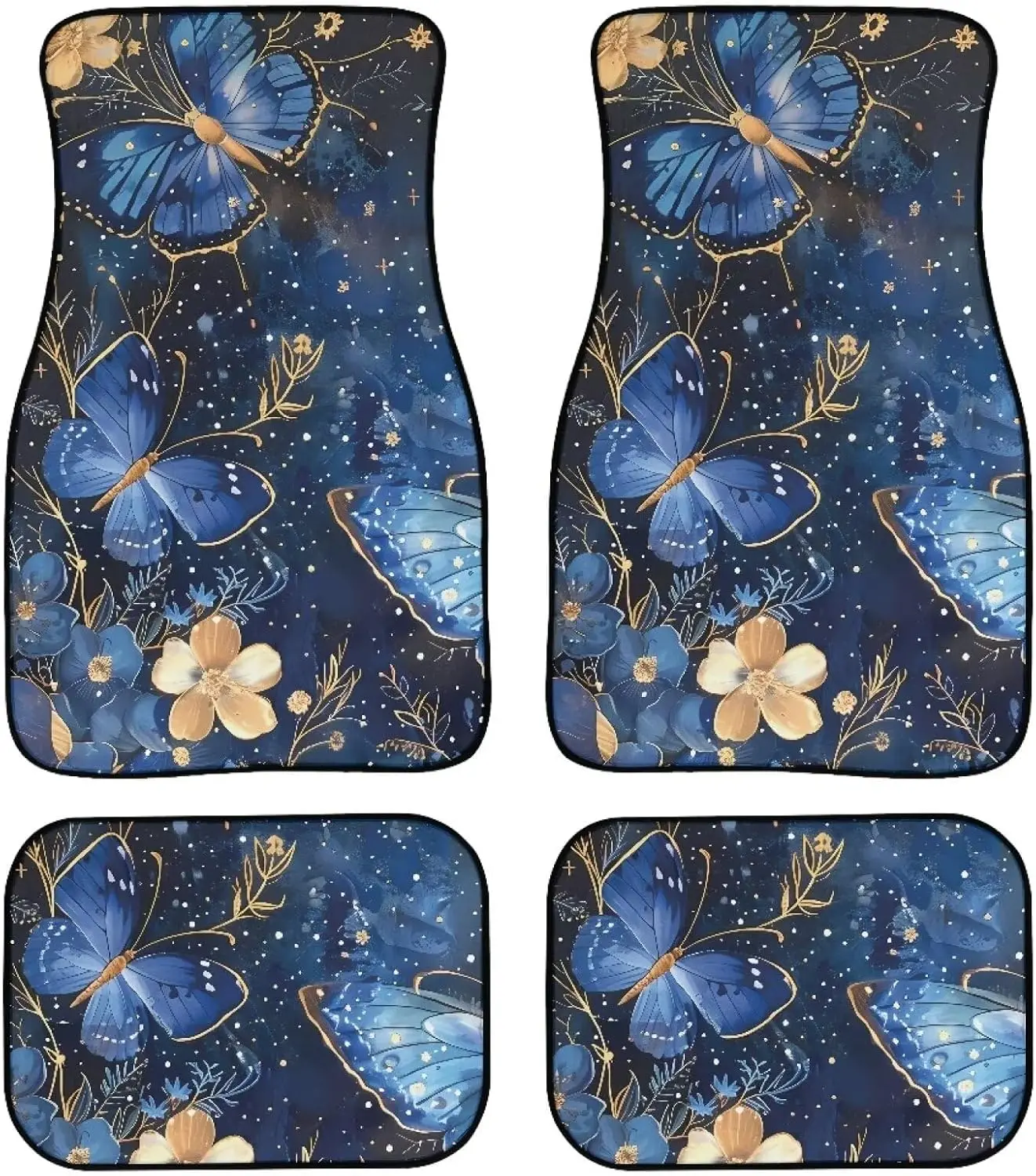 Blue Butterfly Car Floor Mats for Cars Universal Fit Automotive Floor Mats for Most Sedan SUV, Truck Floor Mats Set of 4
Blue Butterfly Car Floor Mats for Cars Universal Fit Automotive Floor Mats for Most Sedan SUV, Truck Floor Mats Set of 4