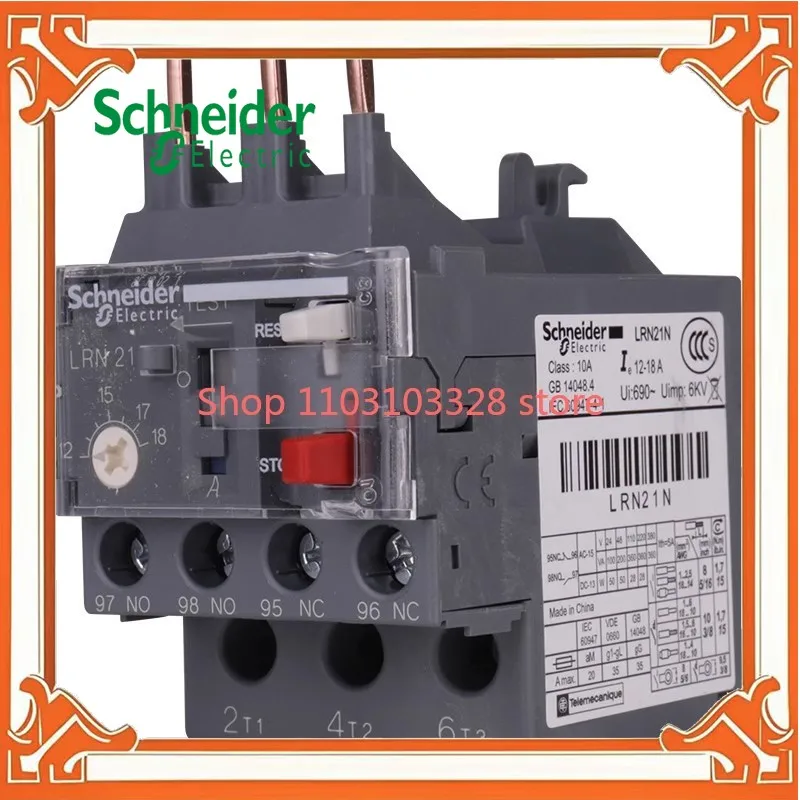 EasyPact D3N Thermal Overload Relay 12... 18A - Trip level 10A LRN21N 12-18A
EasyPact D3N Thermal Overload Relay 12... 18A - Trip level 10A LRN21N 12-18A