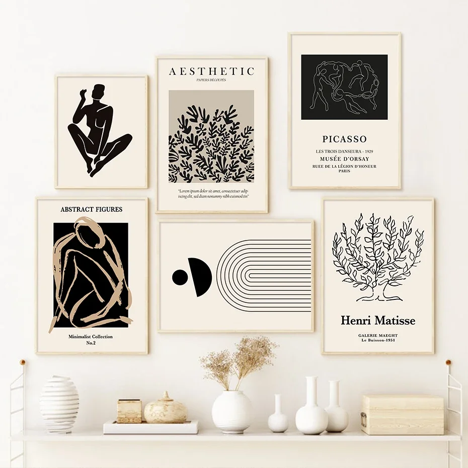 Henri Matisse Abstract Geometric Face Line Beige Bohemian Posters Wall Art Print Canvas PaintingPicture Bedroom Home Decoration
Henri Matisse Abstract Geometric Face Line Beige Bohemian Posters Wall Art Print Canvas PaintingPicture Bedroom Home Decoration