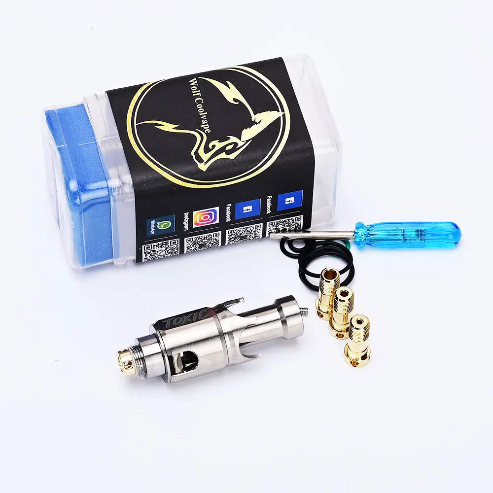 Wolfcoolvape Monarchy MOBB V2 Toxic RBA Bridge titanium alloy Atomizer rda Billet BOX MOD/ Boro Mod 1 / 1.5 / 2.5 / 3.5mm
Wolfcoolvape Monarchy MOBB V2 Toxic RBA Bridge titanium alloy Atomizer rda Billet BOX MOD/ Boro Mod 1 / 1.5 / 2.5 / 3.5mm
