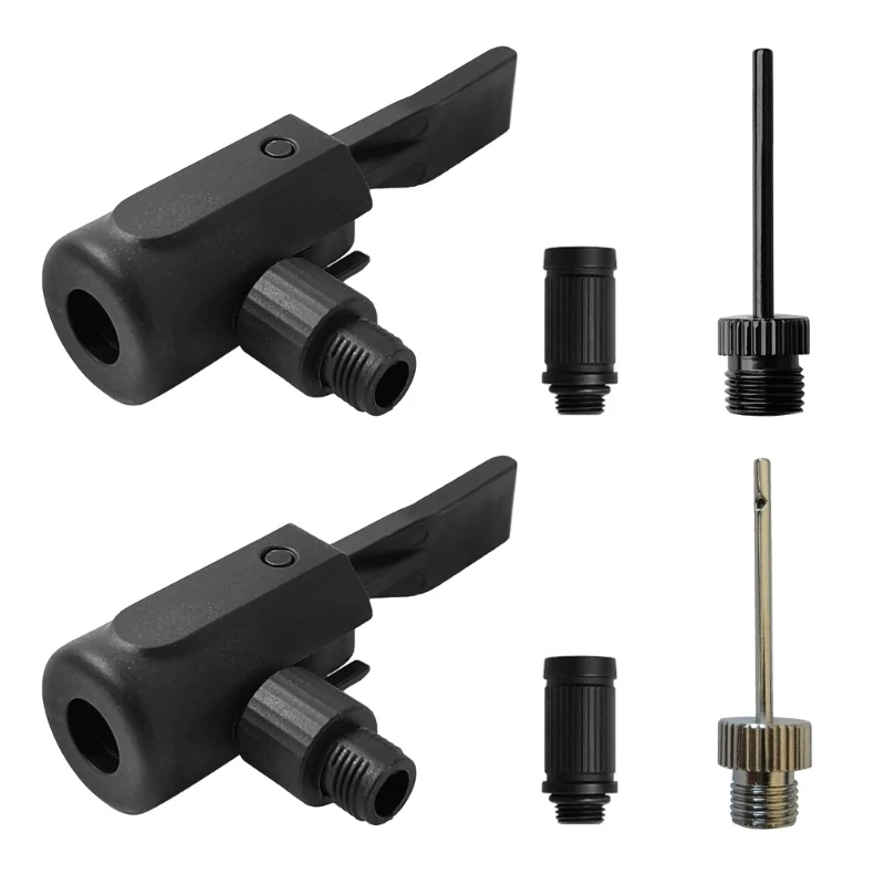 Needle Inflating Football Tyre Adapter Air Nozzle Adapter Set for Inflatables, Sports Football and Bicycles
Needle Inflating Football Tyre Adapter Air Nozzle Adapter Set for Inflatables, Sports Football and Bicycles