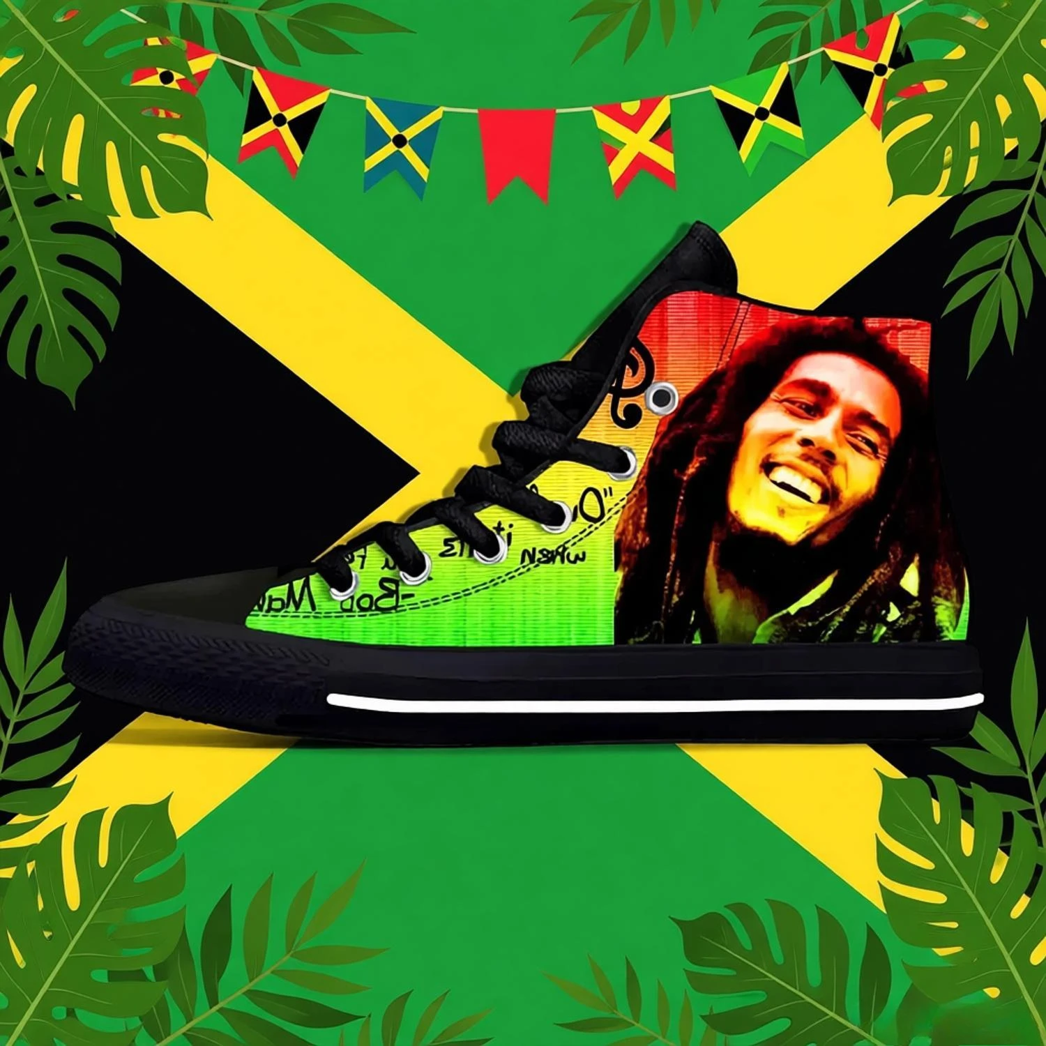 Bob Marley Retro Hip Hop Casual Shoes Men Reggae Graphic Sneakers Soft Sole Comfortable Breathable Daily Outdoor Footwear
Bob Marley Retro Hip Hop Casual Shoes Men Reggae Graphic Sneakers Soft Sole Comfortable Breathable Daily Outdoor Footwear