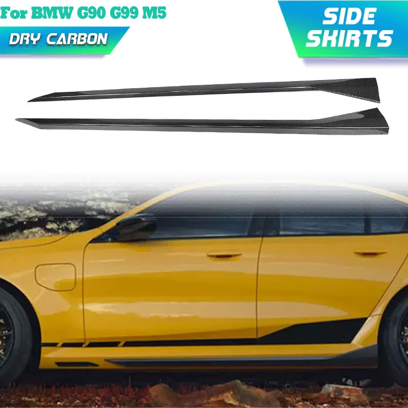 Prepreg Dry Carbon Car Side Skirts Extensions for BMW G90 G99 M5 4-Door 20 25 Racing Side Door Bumper Apron Lip Skirt Body Kits
Prepreg Dry Carbon Car Side Skirts Extensions for BMW G90 G99 M5 4-Door 20 25 Racing Side Door Bumper Apron Lip Skirt Body Kits