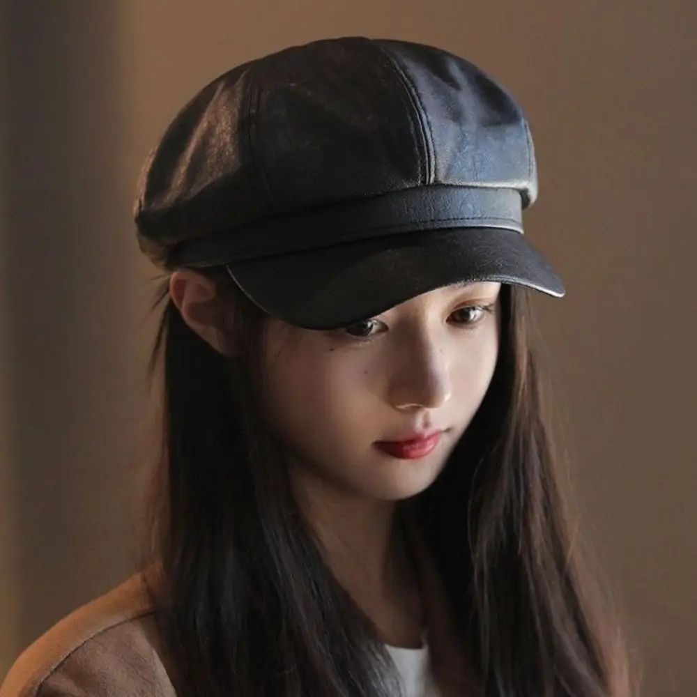 Cute Y2K PU Beret British Korean Style Painter Hat Artist Hat Cotton Octagonal Cap Girl
Cute Y2K PU Beret British Korean Style Painter Hat Artist Hat Cotton Octagonal Cap Girl