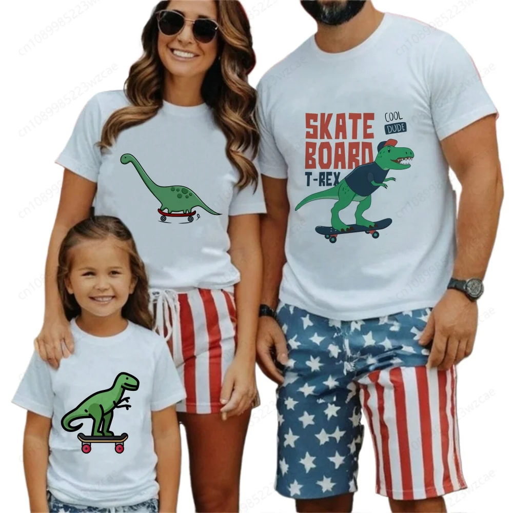 Dinosaur Boys T Shirt Summer Children T-Shirt for Boy Baby Girls Tops Family Matching Shirts
Dinosaur Boys T Shirt Summer Children T-Shirt for Boy Baby Girls Tops Family Matching Shirts