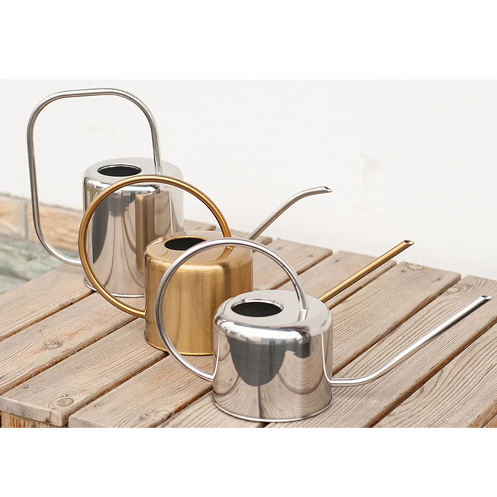 1pc Watering Can Stainless Steel Long Spout For Succulents Indoor Outdoor Plants Gardening Tool Watering Kettle Golden
1pc Watering Can Stainless Steel Long Spout For Succulents Indoor Outdoor Plants Gardening Tool Watering Kettle Golden