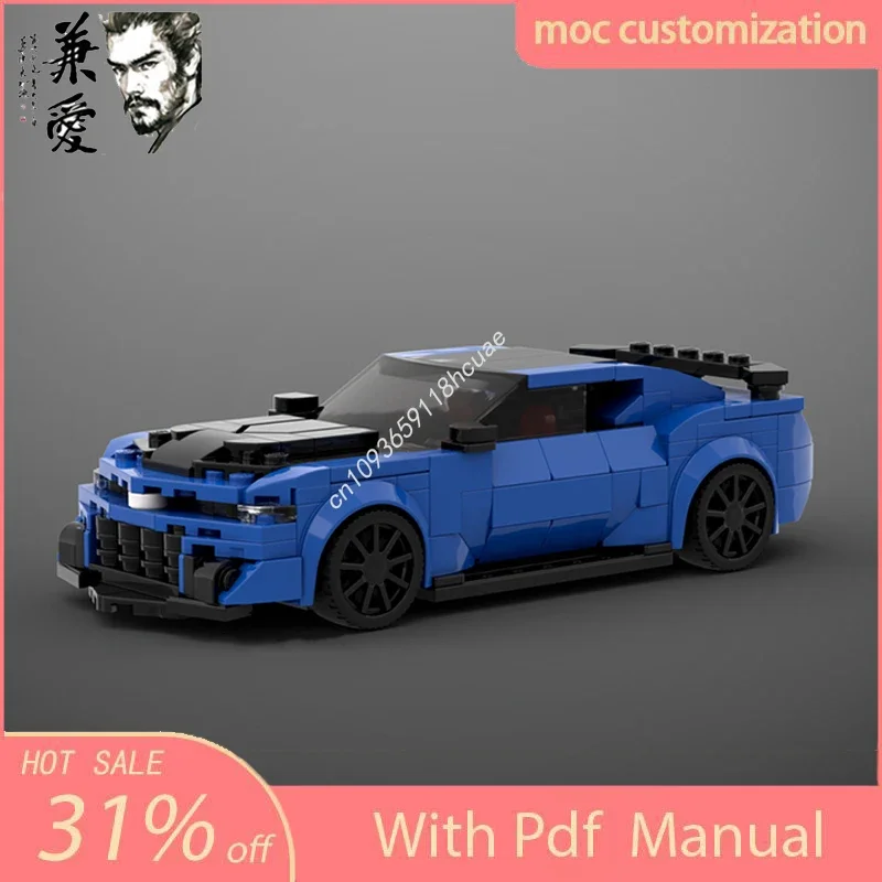 338pcs MOC Speed Champion City Car Chevrolets Camaro Supercar Building Blocks Technique Racing Creative Garage Brick Present
338pcs MOC Speed Champion City Car Chevrolets Camaro Supercar Building Blocks Technique Racing Creative Garage Brick Present