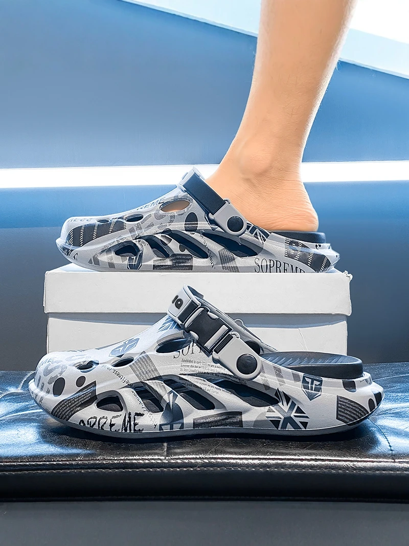 Men's Summer Casual Thick Bottom Sandals Open-Toe Driving Beach Shoes Comfortable Wear Resistant EVA Sporty Cool Slippers
Men's Summer Casual Thick Bottom Sandals Open-Toe Driving Beach Shoes Comfortable Wear Resistant EVA Sporty Cool Slippers