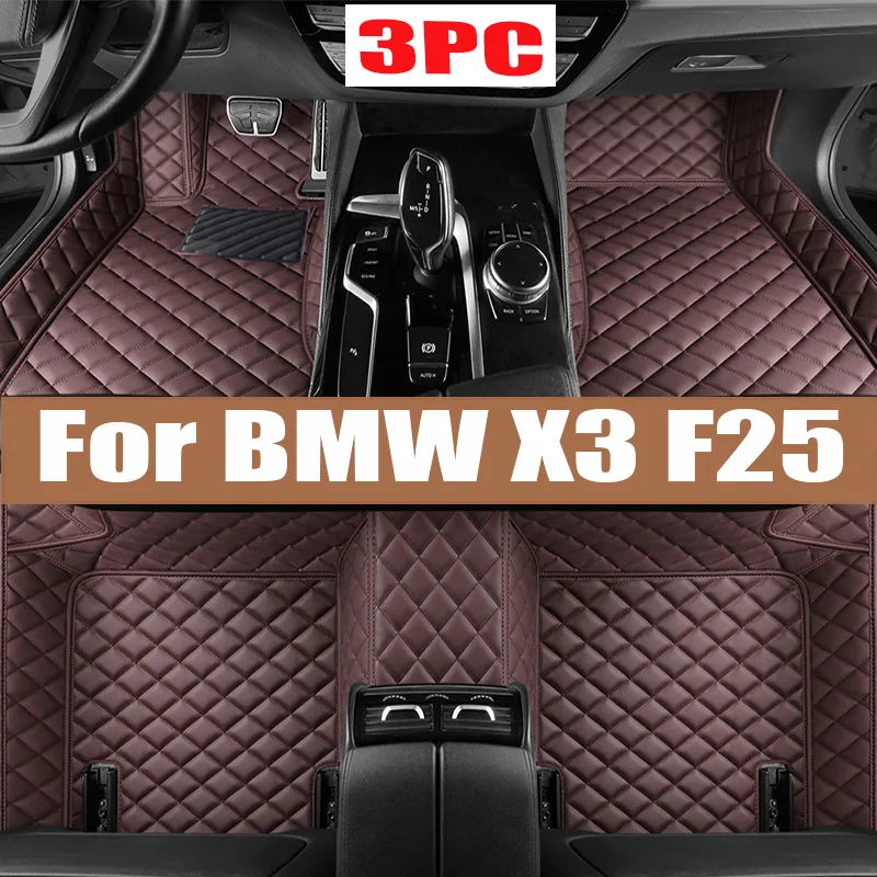 Artificial Leather Custom Car Floor Mats for BMW X3 F25 2011-2017 Year Interior Details Car Accessories
Artificial Leather Custom Car Floor Mats for BMW X3 F25 2011-2017 Year Interior Details Car Accessories