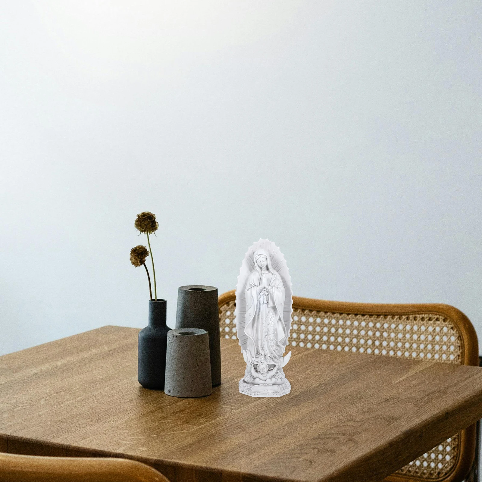 Resin Virgin Mary Statue Exquisite Resin Craft Desktop Ornament Religious Decor Ideal for Home Office Mary Statue
Resin Virgin Mary Statue Exquisite Resin Craft Desktop Ornament Religious Decor Ideal for Home Office Mary Statue