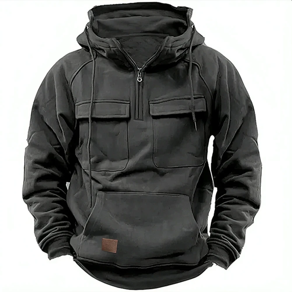 Fashion Mens Hooded Sweatshirt Casual Sportwear Sweater Pullover Solid Color Loose Fit Top For Spring Autumn Winter
Fashion Mens Hooded Sweatshirt Casual Sportwear Sweater Pullover Solid Color Loose Fit Top For Spring Autumn Winter
