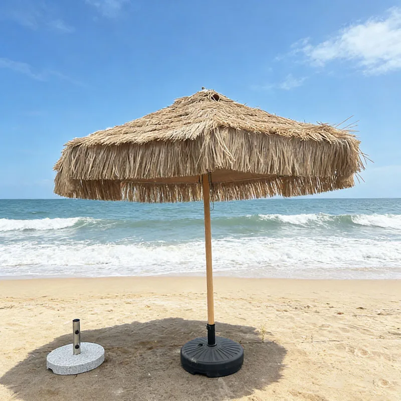 Factory Direct Natural Color Hawaii Hula Tiki Artificial Straw Thatched Beach Umbrella Synthetic palm leaf roof thatch umbrella
Factory Direct Natural Color Hawaii Hula Tiki Artificial Straw Thatched Beach Umbrella Synthetic palm leaf roof thatch umbrella