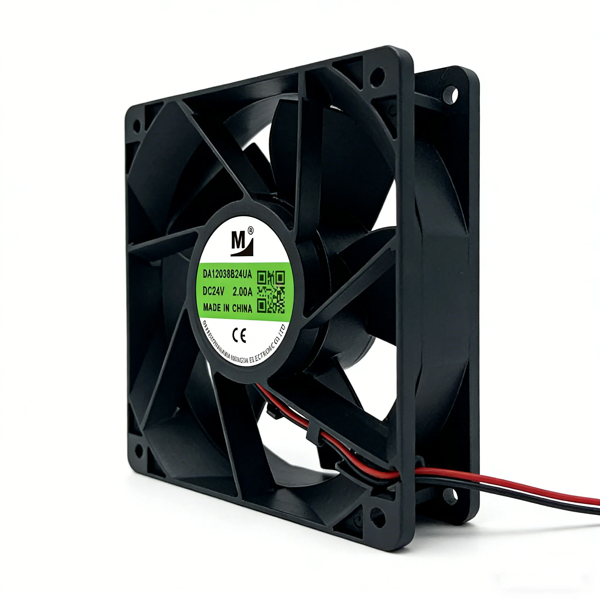 DA12038B24UA 24V 2A 120mm Dual Ball High Speed Industrial Cooling Fan 12cm 12038
DA12038B24UA 24V 2A 120mm Dual Ball High Speed Industrial Cooling Fan 12cm 12038