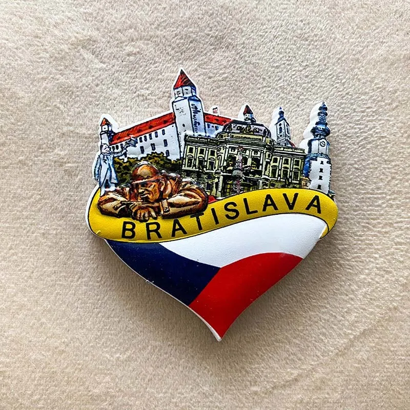 Bratislava Slovakia Europe Fridge Magnet with Bratislava Castle, Historic Buildings & Unique Figure,Cute Home Decor Refrigerator 
Bratislava Slovakia Europe Fridge Magnet with Bratislava Castle, Historic Buildings & Unique Figure,Cute Home Decor Refrigerator