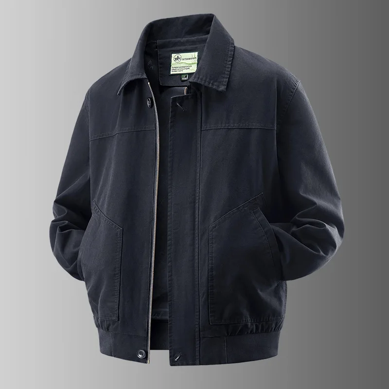 Pure Cotton Washed Baseball Collar For Men, New Spring And Autumn Military Pilot Jacket
Pure Cotton Washed Baseball Collar For Men, New Spring And Autumn Military Pilot Jacket