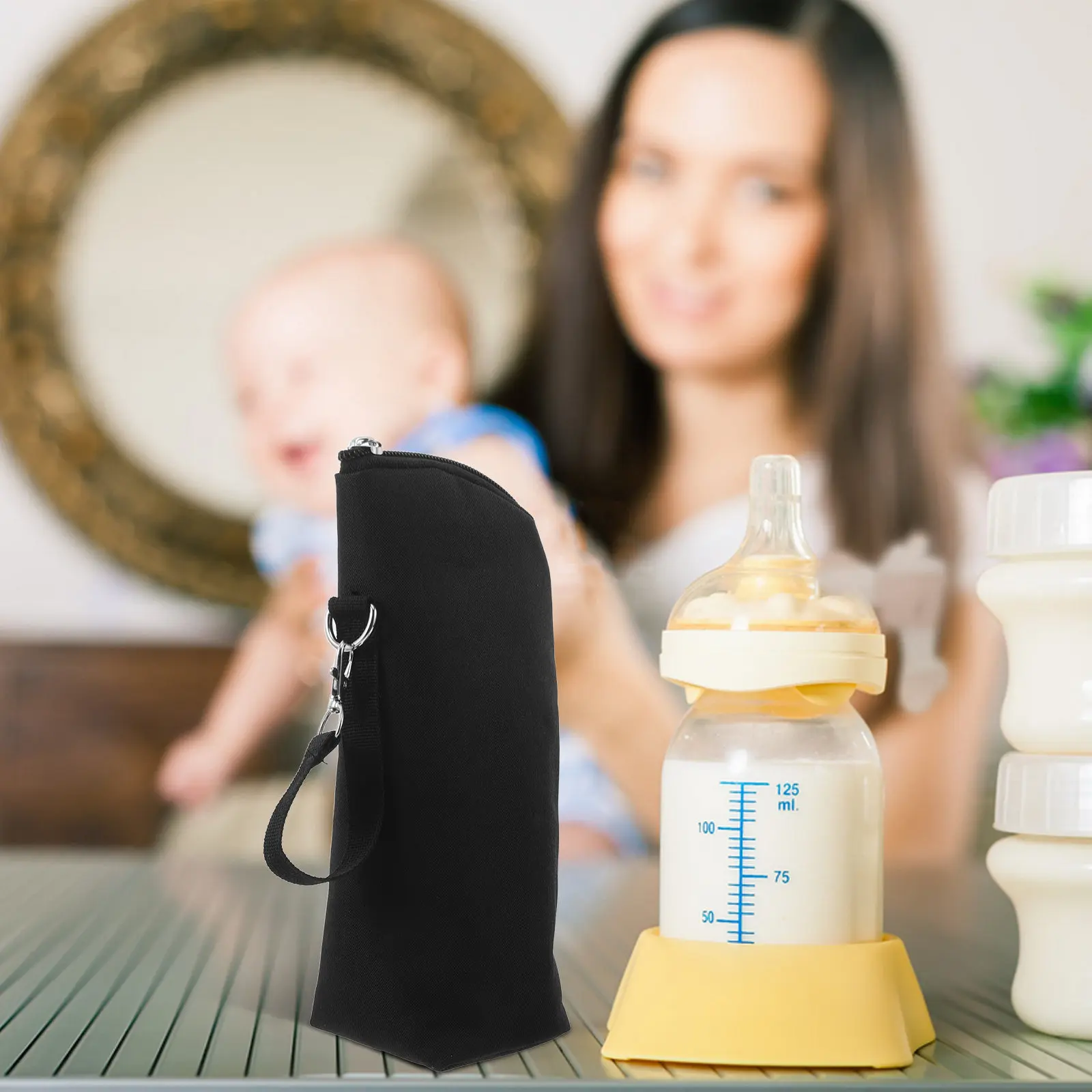 Insulated Baby Bottle Bag Portable Nursing Bottle Cooler Warmer Bag for Travel Feeding Milk Storage Thermal Organizer Tote
Insulated Baby Bottle Bag Portable Nursing Bottle Cooler Warmer Bag for Travel Feeding Milk Storage Thermal Organizer Tote