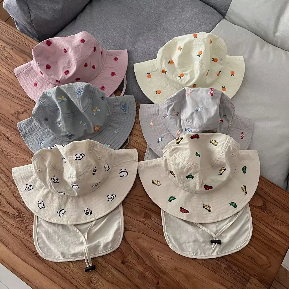 Summer Embroidery Baby Sun Hat Anti UV Quick-dry Children Panama Cap Neck Protection Breathable Kids Bucket Hat
Summer Embroidery Baby Sun Hat Anti UV Quick-dry Children Panama Cap Neck Protection Breathable Kids Bucket Hat