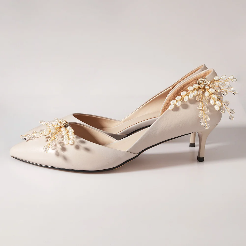 Newest Shinning Rhinestone Shoes Clip Metal Wedding Accessories Crystal Pearl Luxury Shoe Buckle Decorations Gift For Women
Newest Shinning Rhinestone Shoes Clip Metal Wedding Accessories Crystal Pearl Luxury Shoe Buckle Decorations Gift For Women