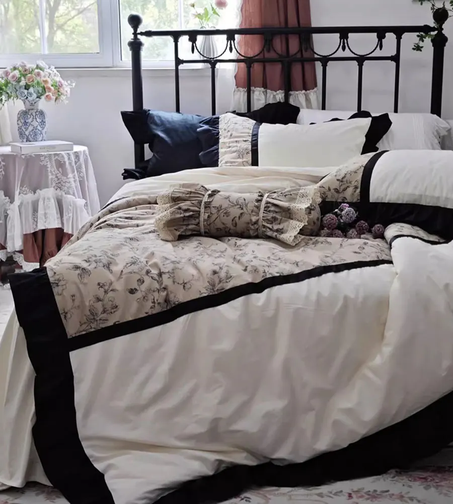 Retro pastoral floral bedding set,full queen king vintage ruffled flower cotton home textile bedspread pillow case duvet cover
Retro pastoral floral bedding set,full queen king vintage ruffled flower cotton home textile bedspread pillow case duvet cover