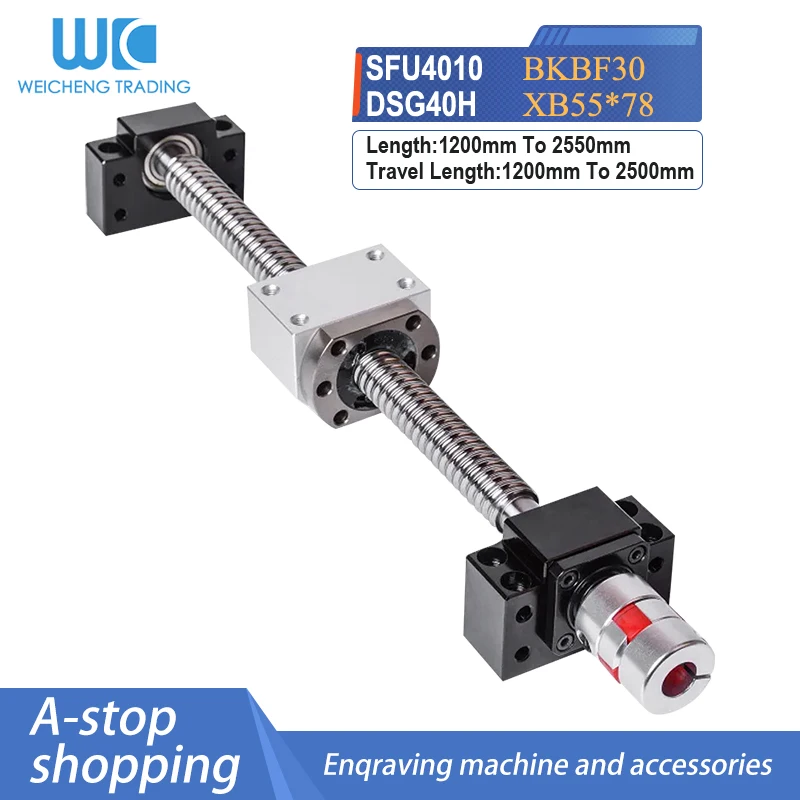 1PC BallScrew Set Waist Nut SFU4010 Processing Length Both Ends+BK30 BF30 End Support Beaing+DSG40H Nut Housing+Coupling XB55*78
1PC BallScrew Set Waist Nut SFU4010 Processing Length Both Ends+BK30 BF30 End Support Beaing+DSG40H Nut Housing+Coupling XB55*78