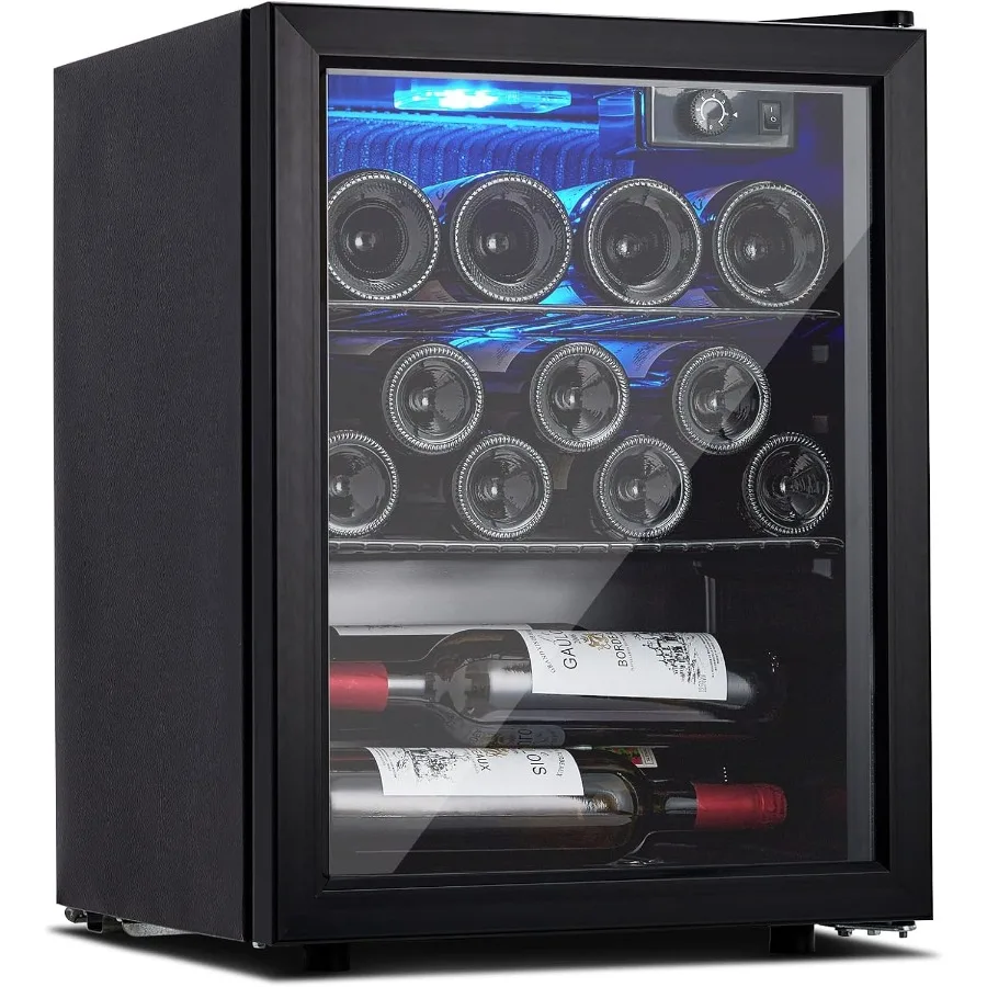 16 Bottle Wine Fridge Small Wine Cooler with Temperature Adjustment Range of 4061F Compact Mini Wine Refrigerator Freestanding
16 Bottle Wine Fridge Small Wine Cooler with Temperature Adjustment Range of 4061F Compact Mini Wine Refrigerator Freestanding