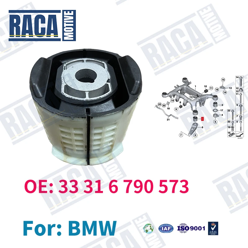 For BMW F01 F02 F03 F04 F06 F07 F10 F11 F12 F13 520i 523i 525i 528i 530i 535i Rear Axle both sides Mount 33316790573 33316775780
For BMW F01 F02 F03 F04 F06 F07 F10 F11 F12 F13 520i 523i 525i 528i 530i 535i Rear Axle both sides Mount 33316790573 33316775780