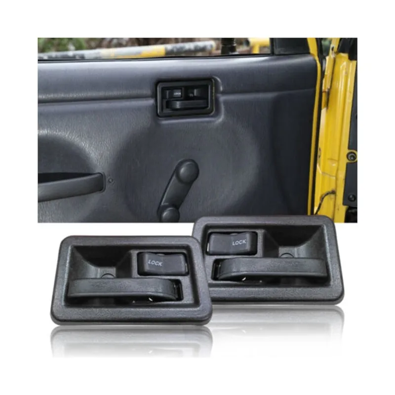 1 Pair New Black Car Inside Interior Door Handle For Jeep For Wrangler YJ TJ 1987-2004 55176477AB LH&RH Door Handle
1 Pair New Black Car Inside Interior Door Handle For Jeep For Wrangler YJ TJ 1987-2004 55176477AB LH&RH Door Handle