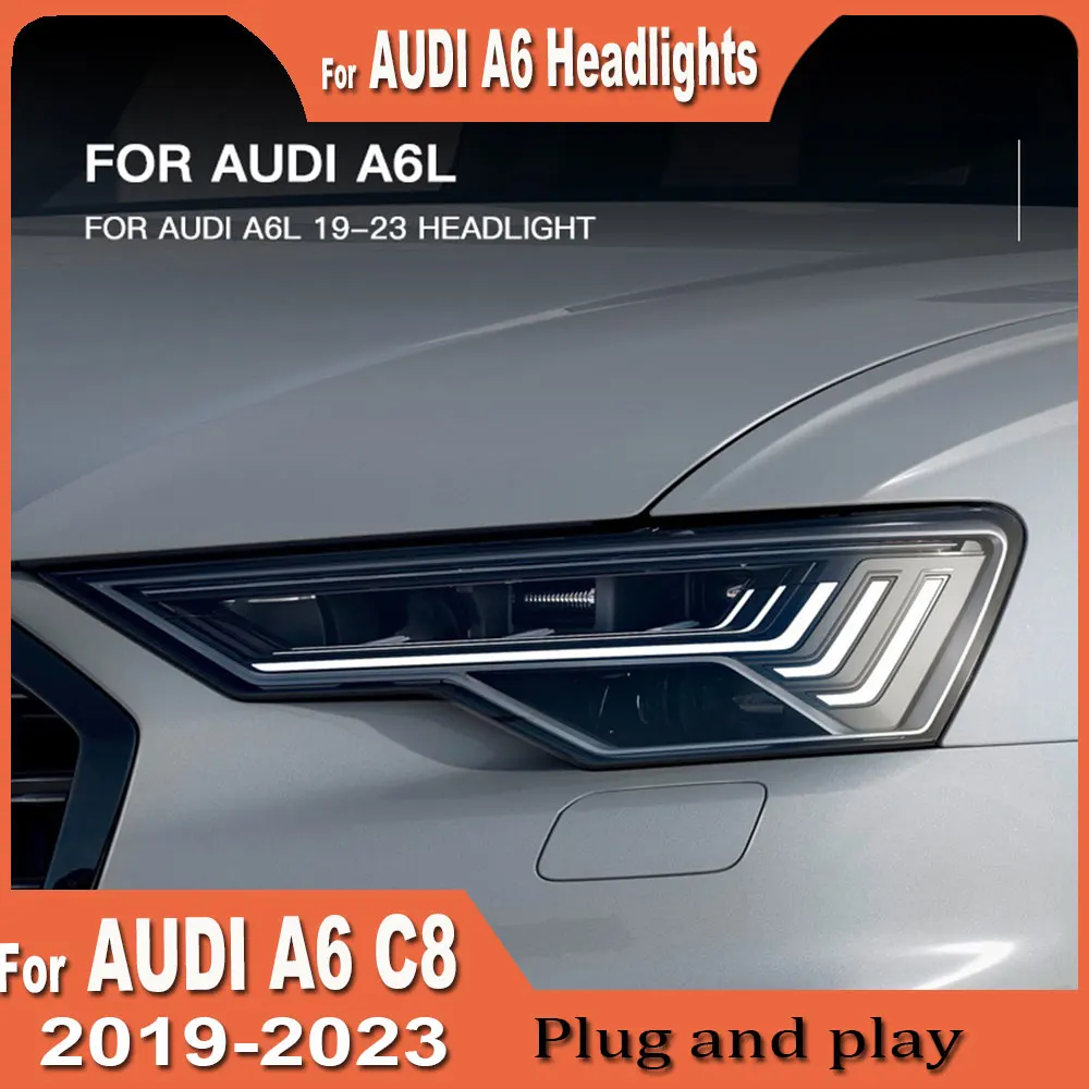 Car headlights For Audi A6L C8 Headlight 2019 2020 2021 2022 2023 LED Projector head Lamp Daytime Running Light Auto Accessories
Car headlights For Audi A6L C8 Headlight 2019 2020 2021 2022 2023 LED Projector head Lamp Daytime Running Light Auto Accessories