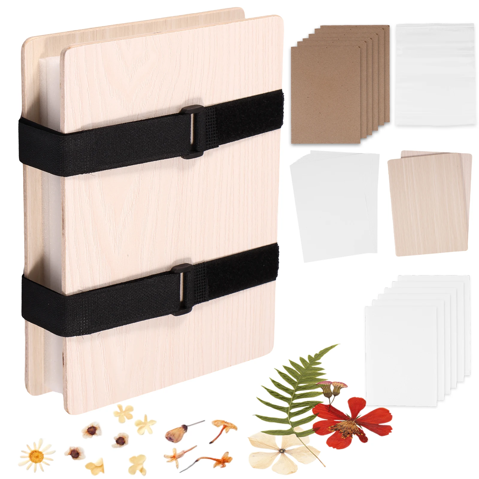 DIY Flower Press Kit 6 Layers Wooden Flower Press Tools Flower Plants Press Preservation Kit for Making Specimen Bookmark Crafts
DIY Flower Press Kit 6 Layers Wooden Flower Press Tools Flower Plants Press Preservation Kit for Making Specimen Bookmark Crafts