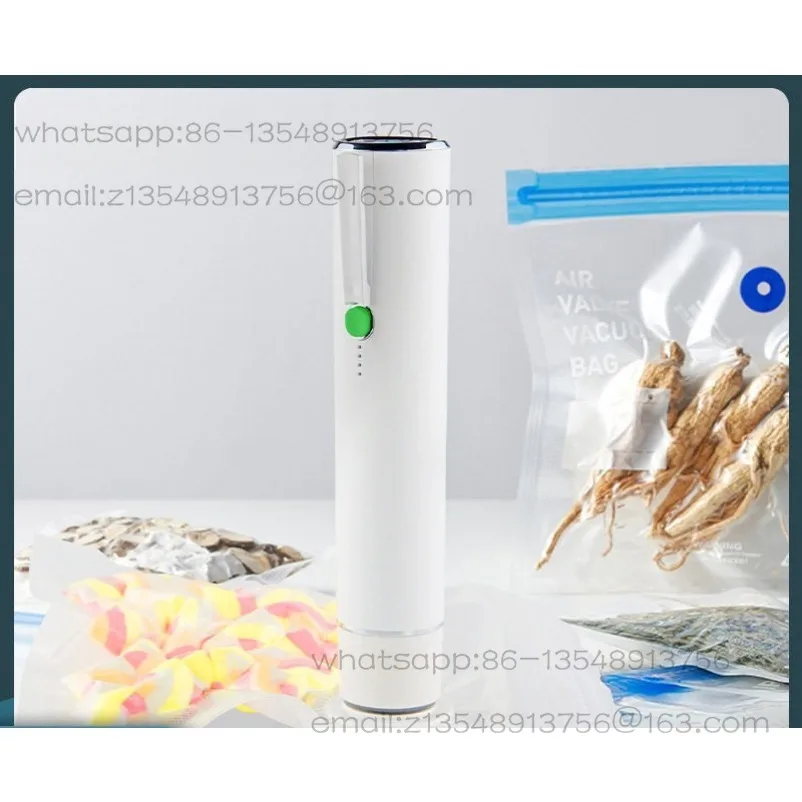 Household mini hand-held electric button vacuum sealing machine, portable small food vacuum pump
Household mini hand-held electric button vacuum sealing machine, portable small food vacuum pump