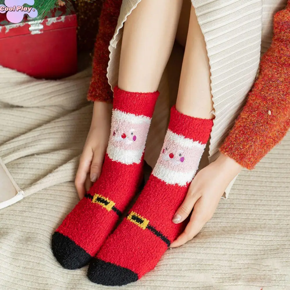 Cartoon Thick Duck Korean Style Deer Santa Coral Fleece Socks Floor Socks Christmas Hosiery Women Socks
Cartoon Thick Duck Korean Style Deer Santa Coral Fleece Socks Floor Socks Christmas Hosiery Women Socks