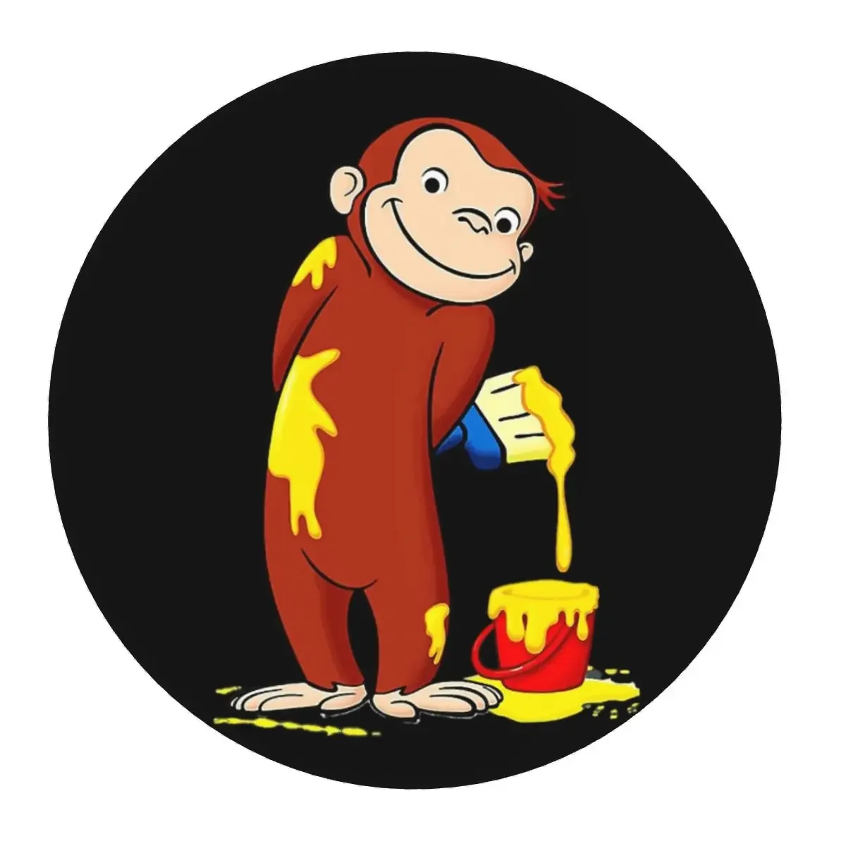 Curious George Round Mouse Pad Computer Keyboard Mouse Mat Gaming Laptop Desk Mat Office Table Mats
Curious George Round Mouse Pad Computer Keyboard Mouse Mat Gaming Laptop Desk Mat Office Table Mats