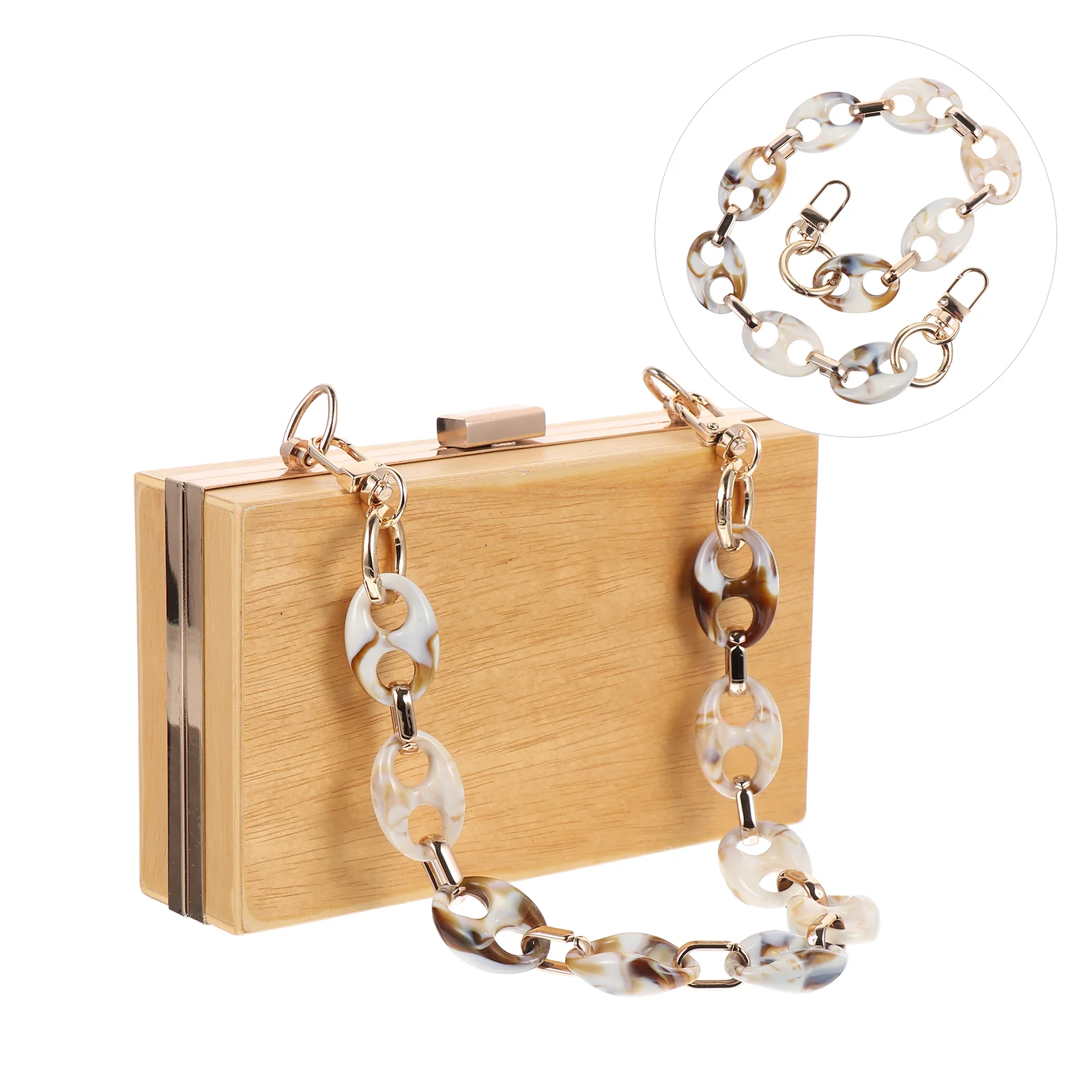 Cross Body Bag Decoration Chain Acrylic Strap DIY Accessory Shoulder Bags Beige Handbag Replacements Straps
Cross Body Bag Decoration Chain Acrylic Strap DIY Accessory Shoulder Bags Beige Handbag Replacements Straps
