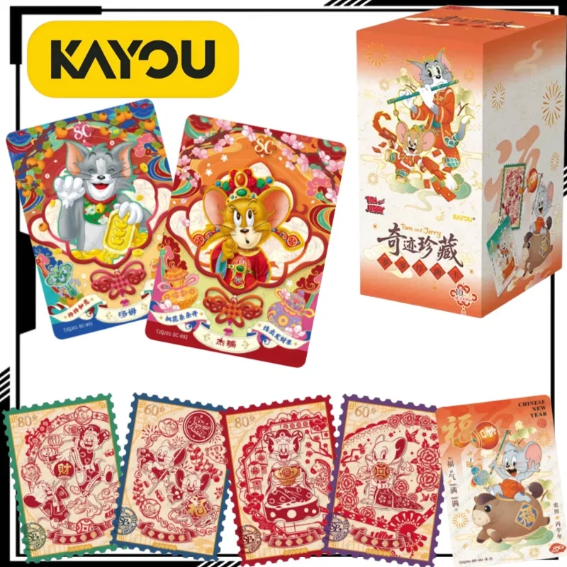 KAYOU Official Tom and Jerry Age Prelude Collection Cards Cartoon Jerry Cards Full Box Anime Merchandise Holiday Gift
KAYOU Official Tom and Jerry Age Prelude Collection Cards Cartoon Jerry Cards Full Box Anime Merchandise Holiday Gift
