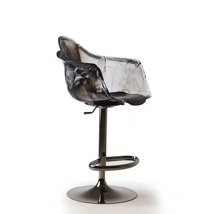 Transparent Resin Flower Chair Cafe Internet celebrity Home Rotatable High Bar Chair Bar Stool
Transparent Resin Flower Chair Cafe Internet celebrity Home Rotatable High Bar Chair Bar Stool