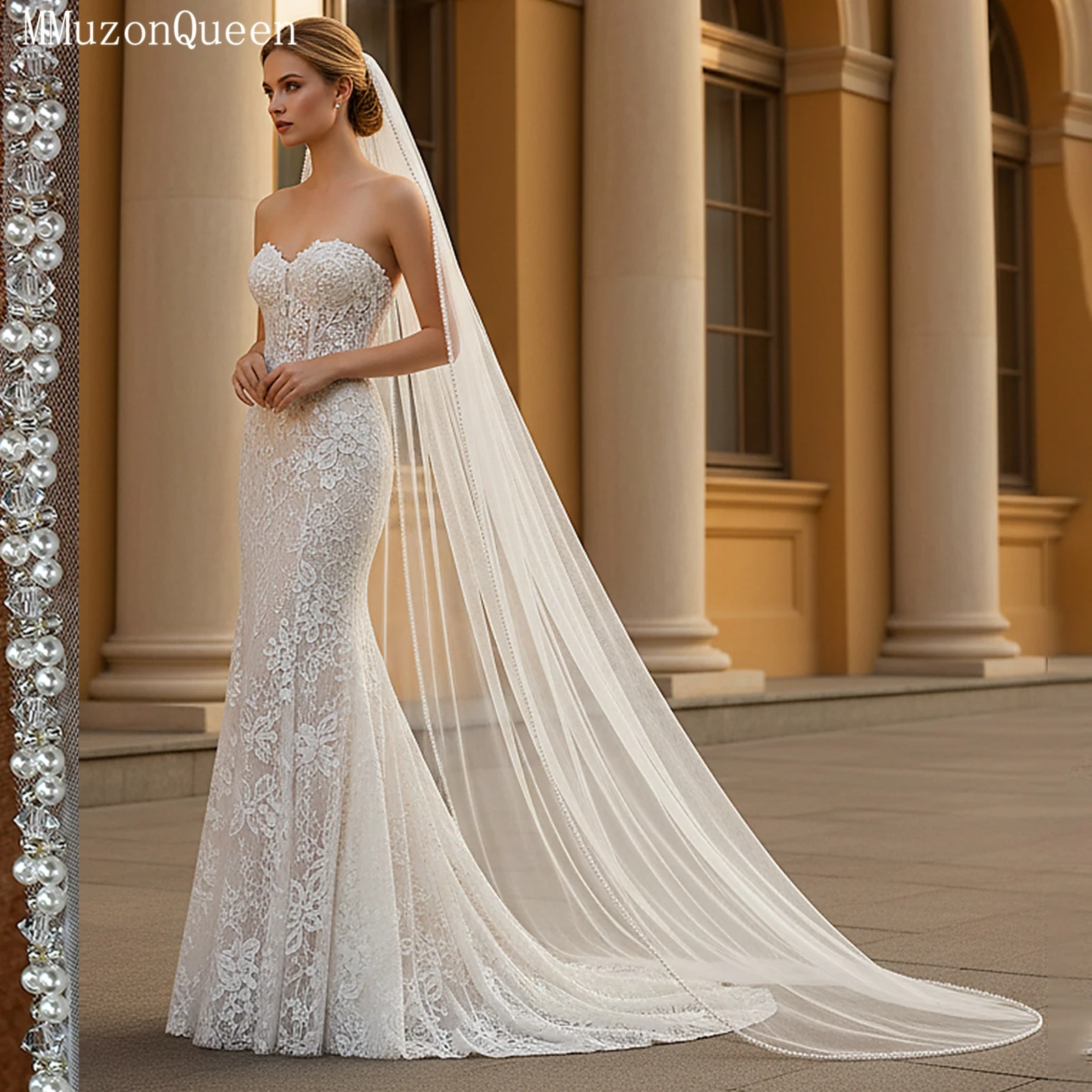 Свадебная фата TOPQUEEN с кристаллами и бисером, украшенная стразами, белая/цвета слоновой кости, с лентой и гребнем, на заказ, V175
Свадебная фата TOPQUEEN с кристаллами и бисером, украшенная стразами, белая/цвета слоновой кости, с лентой и гребнем, на заказ, V175